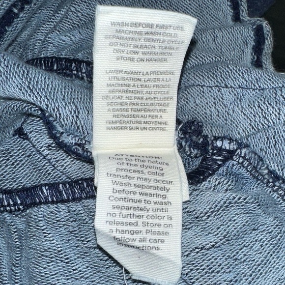 Burts Bees French Terry Knit Denim Wash Organic Cotton Super Soft Baby Dress NWT - Picture 11 of 13